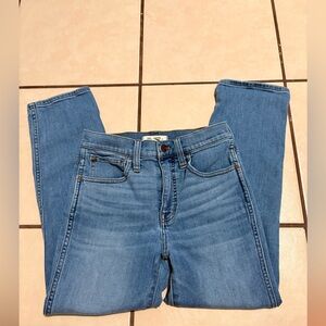 Madewell Roadtripper Stovepiper Women's Blue Jeans